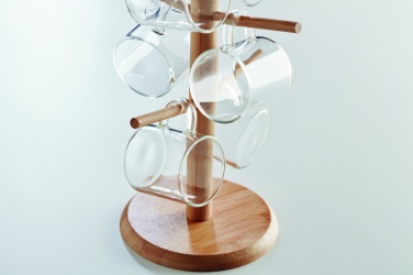 Logo trade corporate gift photo of: Bamboo cup set holder